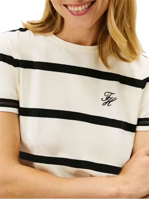 T-shirt regular fit a righe Tommy Hilfiger | WW0WW478090AB